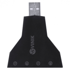 Adaptador Placa de Som USB 7.1 Vinik Compatível com PS3 - WZetta: Pcs, Eletrônicos, Áudio, Vídeo e mais