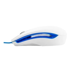 Mouse Óptico USB GT Colors Branco/Azul 1.000 DPI - WZetta: Pcs, Eletrônicos, Áudio, Vídeo e mais