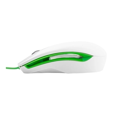 Mouse Óptico USB GT Colors Branco/Verde 1.000 DPI - WZetta: Pcs, Eletrônicos, Áudio, Vídeo e mais