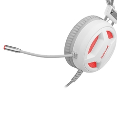Headset Gamer Redragon Minos Lunar White Led 7.1 USB - WZetta: Pcs, Eletrônicos, Áudio, Vídeo e mais