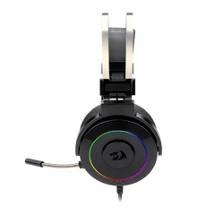 Headset Gamer Redragon Lamia 2 Black Led RGB Surround 7.1 USB + Suporte Headset - WZetta: Pcs, Eletrônicos, Áudio, Vídeo e mais