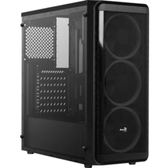 Gabinete Gamer Aerocool Window SL-5200 *Com 3 Fans Led Rgb Controlável* - ATX, Micro-ATX e Mini-ITX - WZetta: Pcs, Eletrônicos, Áudio, Vídeo e mais