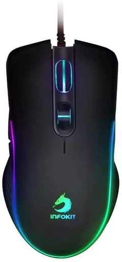 Mouse Gamer Infokit XSoldado GM-V550 Rainbow 6.400DPI - comprar online