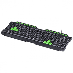 Teclado Vinik Dragon V2 VX Gaming Black/Green - WZetta: Pcs, Eletrônicos, Áudio, Vídeo e mais