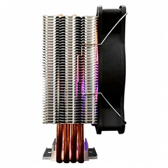 Air Cooler Boreas E1-410 LITE 120mm Led Rainbow Intel/AMD LGA1700/2066/2011 | AM4 HeatPipe: 4 (6mm) - BOREAS E1-410-LITE - WZetta: Pcs, Eletrônicos, Áudio, Vídeo e mais