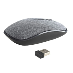 Mouse Sem Fio USB GT Colors em Tecido Grey - loja online