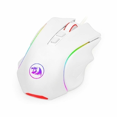 Mouse Gamer Redragon Griffin Lunar White M607W 7.200DPI - loja online