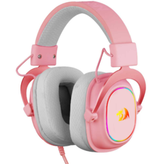 Headset Gamer Redragon Zeus X Pink Led RGB Surround 7.1 USB - loja online
