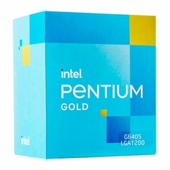 Processador Intel Pentium Gold G6405 4.10GHz 2N/4T 4MB Cache LGA 1200 10 Geração (com vídeo)(com cooler box) - BX80701G6405