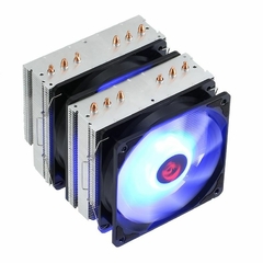 Air Cooler Redragon Rind 120mm Led RGB (Ligar na Placa Mãe* LED Controlável RGB 12V 4 Pinos) Intel/AMD LGA1700/2066/2011 | AM4 HeatPipe: 6 (6mm) TDP: 180W - CC-1054-RGB - comprar online