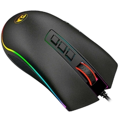 Kit Gamer Redragon Black: Teclado Mecânico Kumara RGB Switch Blue + Mouse Cobra M711 10.000DPI - loja online