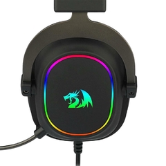 Headset Gamer Redragon Zeus X Black Led RGB Surround 7.1 USB - loja online