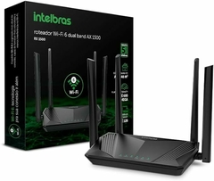 Roteador Wi-Fi 5GHz Intelbras W6-1500 5GHz: 1200Mbps e 2.4GHz: 300Mbps - WZetta: Pcs, Eletrônicos, Áudio, Vídeo e mais