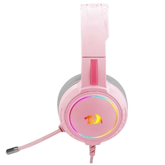 Headset Gamer Redragon Mento Pink Led RGB P2 C/ Adaptador P3 (Pega em Todas as Plataformas) - loja online