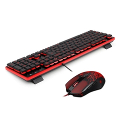 Kit Gamer Redragon S107 Teclado Mecãnico RGB, Mouse 3200DPI e Mouse Pad - loja online