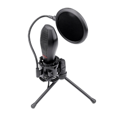 Microfone Streamer Condensador Redragon Quasar Omnidirecional USB GM200-1 - loja online