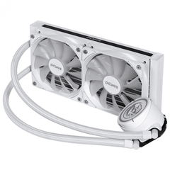 Water Cooler Pcyes NIX 2 White 240mm Led ARGB Intel/AMD LGA1700/2066/2011 | AM5 TDP: 250W - loja online