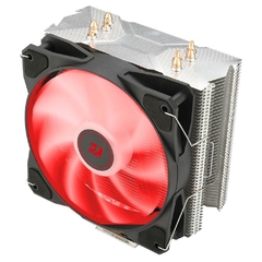 Air Cooler Redragon TYR 120mm Led Vermelho Intel/AMD LGA1200/1366 | AM4 HeatPipe: 4 (6mm) TDP: 130W - CC-9104R na internet