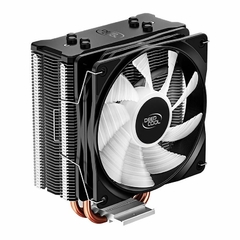 Air Cooler Deepcool Gammaxx 400XT 120mm Led Rainbow Intel/AMD LGA1200 | AM4 HeatPipe: 2 (6mm) TPD: 150W ± 10% - DP-MCH4-GMX400-XT - loja online