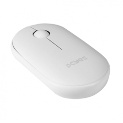 Mouse sem Fio Bluetooth Pcyes College White 1600DPI Clique Silencioso - loja online
