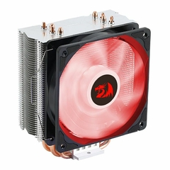 Air Cooler Redragon Buri 120mm Led Vermelho Intel/AMD LGA1700/1366 | AM4 HeatPipe: 4 (6mm) TDP: 150W - CC-1055R - loja online