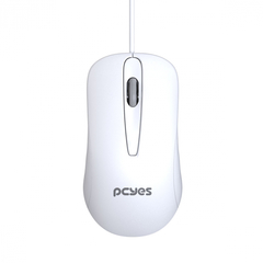 Kit Teclado e Mouse USB PCYes Soft White 2m - loja online
