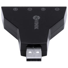 Imagem do Adaptador Placa de Som USB 7.1 Vinik Compatível com PS3