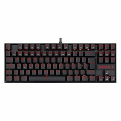 Teclado Mecânico 80% Redragon Kumara Black Single Color Switch Blue