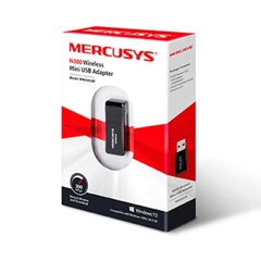Adaptador Wi-Fi USB Mercusys N300 300Mbps na internet