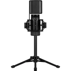 Microfone Streamer USB Streamplify RGB Mic Tripod Com Tripé Preto - loja online