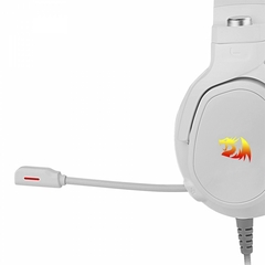 Headset Gamer Redragon Nireus White Led RGB Surround 7.1 USB