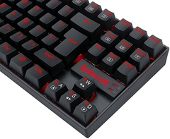 Teclado Mecânico 80% Redragon Kumara Black Single Color Switch Blue - comprar online