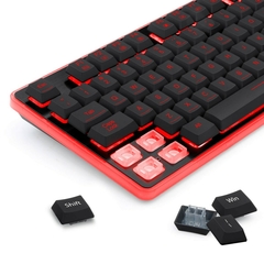 Kit Gamer Redragon S107 Teclado Mecãnico RGB, Mouse 3200DPI e Mouse Pad
