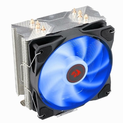 Air Cooler Redragon TYR 120mm Led Azul Intel/AMD LGA1200/1366 | AM4 HeatPipe: 4 (6mm) TDP: 130W - CC-9104B na internet
