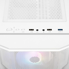 Gabinete Gamer Gamdias Athena M6 White *Sem Fan Led* - ATX, Micro-ATX e Mini-ITX - comprar online