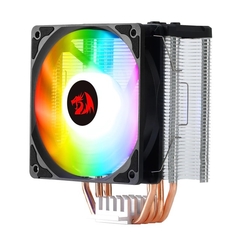 Air Cooler Redragon Skadi 120mm Led ARGB (Ligar na Placa Mãe* LED Controlável ARGB 5V 3 Pinos) Intel/AMD LGA1700/1366 | AM4 HeatPipe: 4 (6mm) TDP: 150W - CC-1051 ARGB