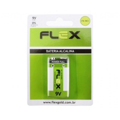 Bateria Alcalina 9V Flex