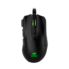 Mouse Gamer C3Tech Raven MG-750BK Led Rgb Com Ajuste de Peso 10.000DPI - comprar online