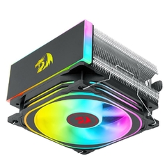 Air Cooler Redragon Thor 120mm Led Rainbow Intel/AMD LGA1200/1366 | AM4 HeatPipe: 4 (6mm) TDP: 130W - CC-9103 - loja online