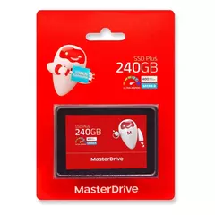 SSD 240GB MasterDrive Sata III Leitura 430MB/S Gravacao 400MB/S - 1 Ano de Garantia