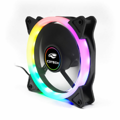 Cooler Fan F7-L120M 12CM Led 5 Cores C3Tech - comprar online