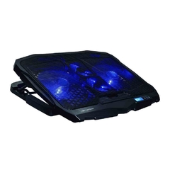 Base para Notebook C3tech NBC-100BK 17,3" com 4 Cooler Led Azul Visor Lcd