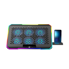 Base Para Notebook C3Tech NBC-550BK 17.3" Gamer com Suporte para Celular + 6 Cooler Led e Lateral Led Rgb na internet