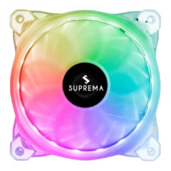 Cooler Fan Led 120mm RGB Rainbow 2 Lados 16 Leds Transparente Suprema F015