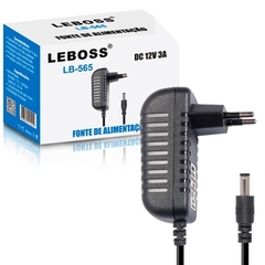 Fonte Alimentação DC 12V 3A Leboss LB-565 - comprar online