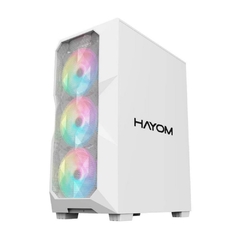 Gabinete Gamer Hayom White GB1730 *Com 3 Fans Led Rgb Controlável* - ATX, Micro-ATX e Mini-ITX na internet