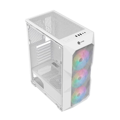 Gabinete Gamer Hayom White GB1730 *Com 3 Fans Led Rgb Controlável* - ATX, Micro-ATX e Mini-ITX - WZetta: Pcs, Eletrônicos, Áudio, Vídeo e mais