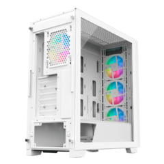 Gabinete Gamer Hayom White Full Tower GB1780 *Com 4 Fans Led Rgb Controlável* - E-ATX, ATX, Micro-ATX e Mini-ITX - loja online