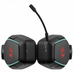 Headset Gamer Redragon Mira, 3-Mode, Wireless, Bluetooth, USB, Drivers de 40mm, Microfone Destacável, Cancelamento De Ruído, Black, H868 na internet