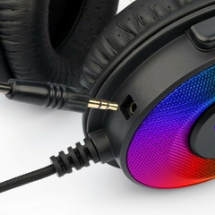 Headset Gamer Redragon Pandora 2 Black Led RGB P3 C/ Adaptador P2 (Pega em Todas as Plataformas) - loja online